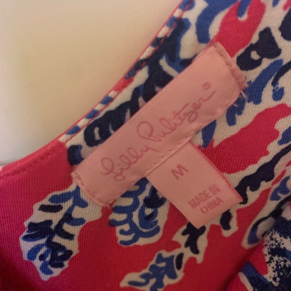 Lilly Pulitzer Pink and Blue Patterned Dress - Picture 2 of 3
